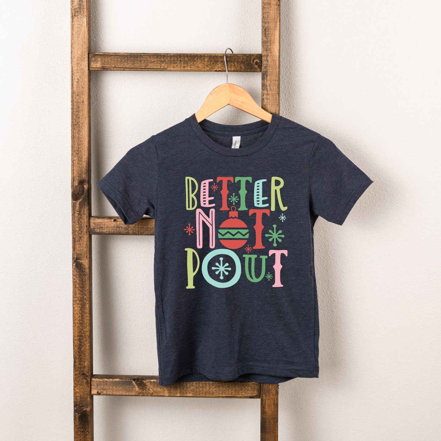 Better Not Pout Colorful | Toddler Short Sleeve Crew Neck