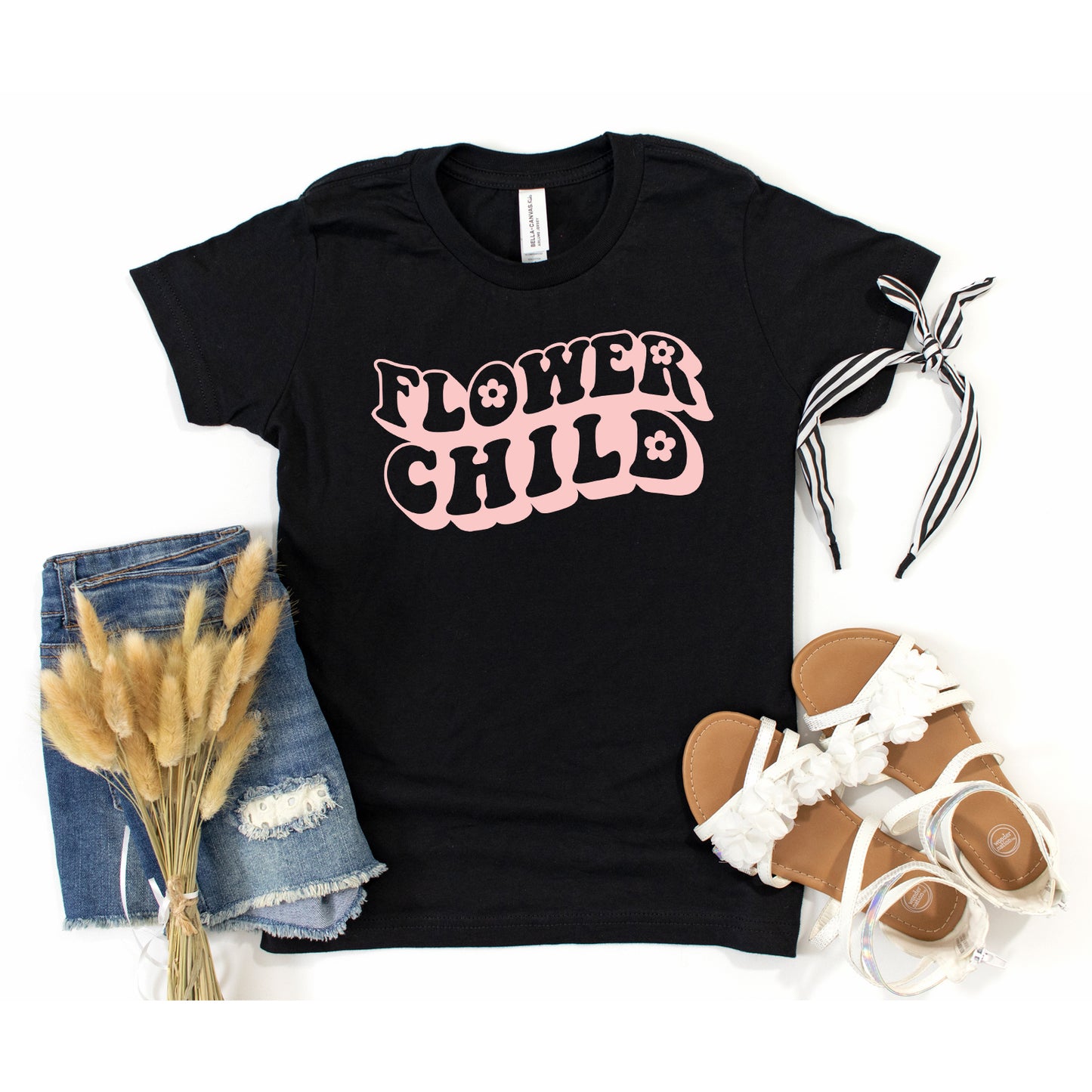 Flower Child | Toddler Short Sleeve Crew Neck