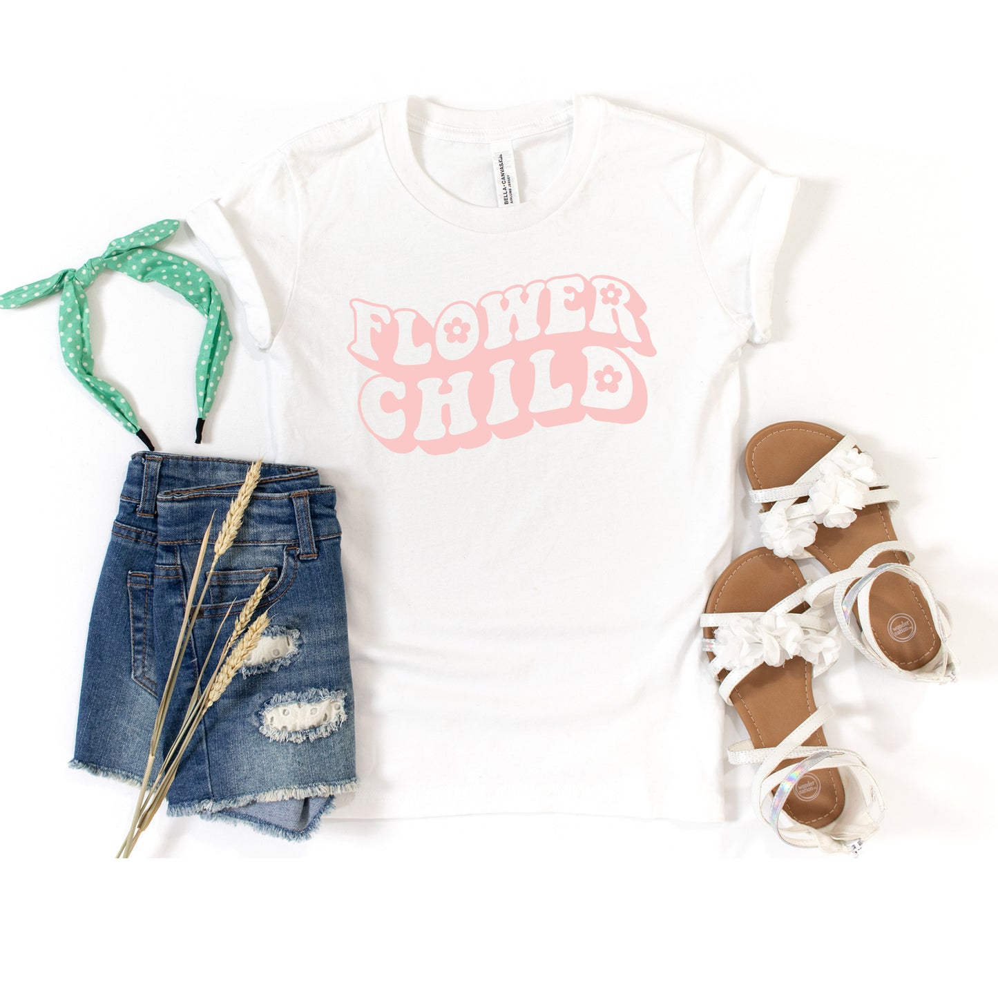 Flower Child | Toddler Short Sleeve Crew Neck