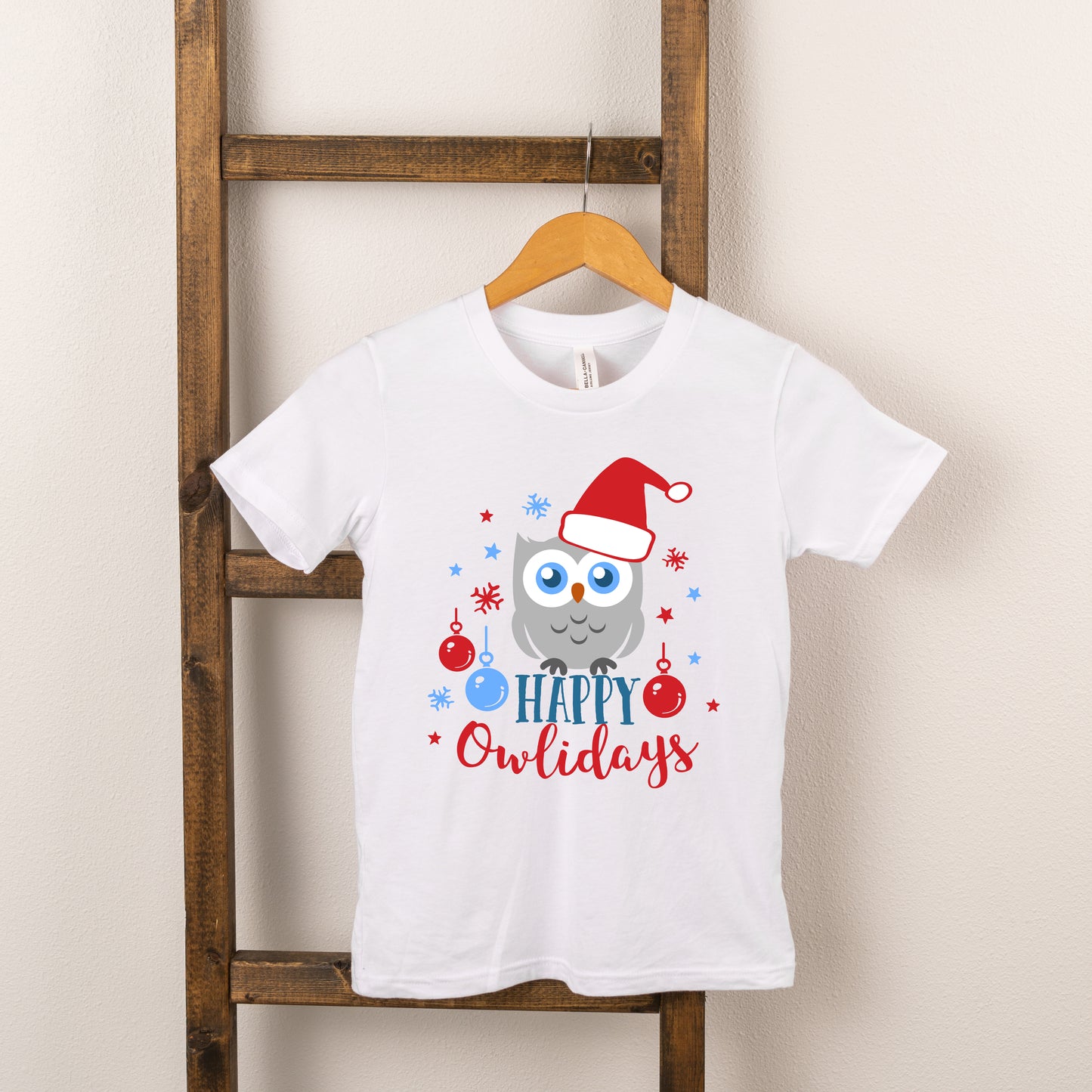 Happy Owlidays | Toddler Short Sleeve Crew Neck