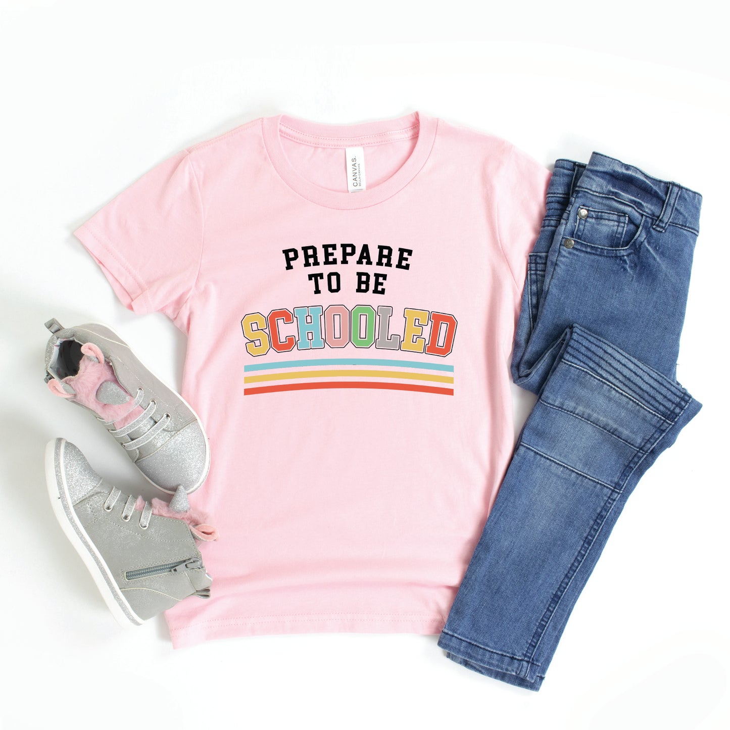 Prepare To Be Schooled | Toddler Short Sleeve Crew Neck