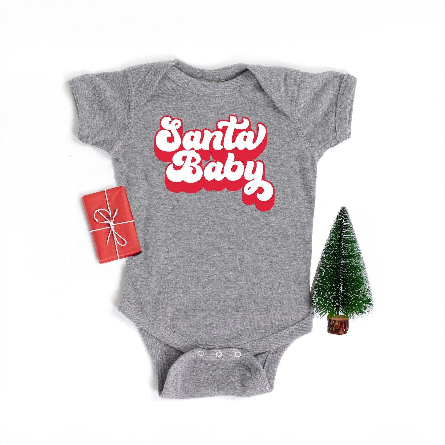 Santa Baby | Baby Graphic Short Sleeve Onesie
