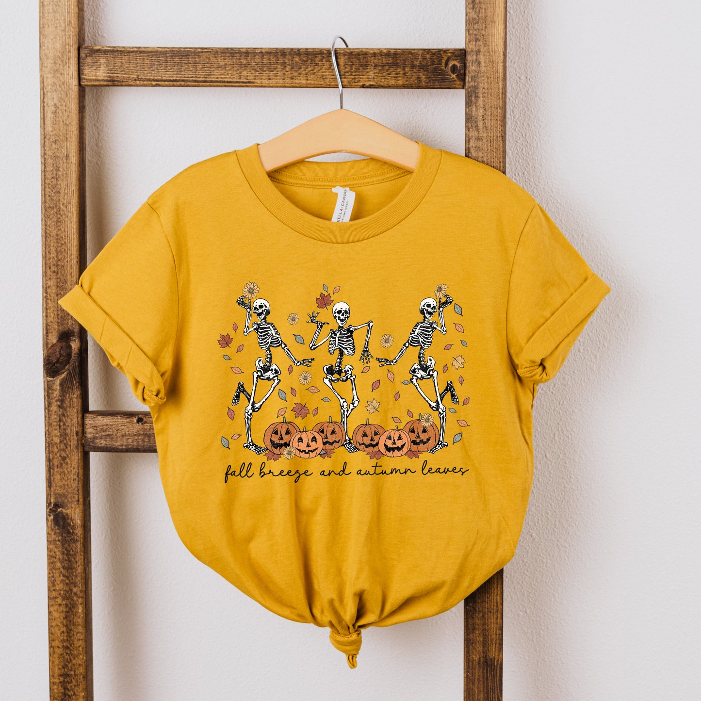 Fall Breeze Skeletons | Youth Graphic Short Sleeve Tee