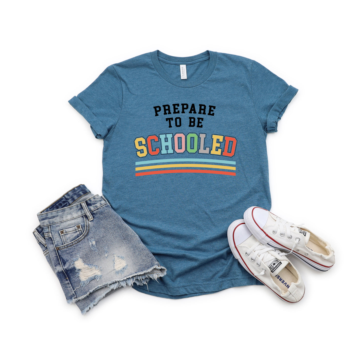Prepare To Be Schooled | Toddler Short Sleeve Crew Neck
