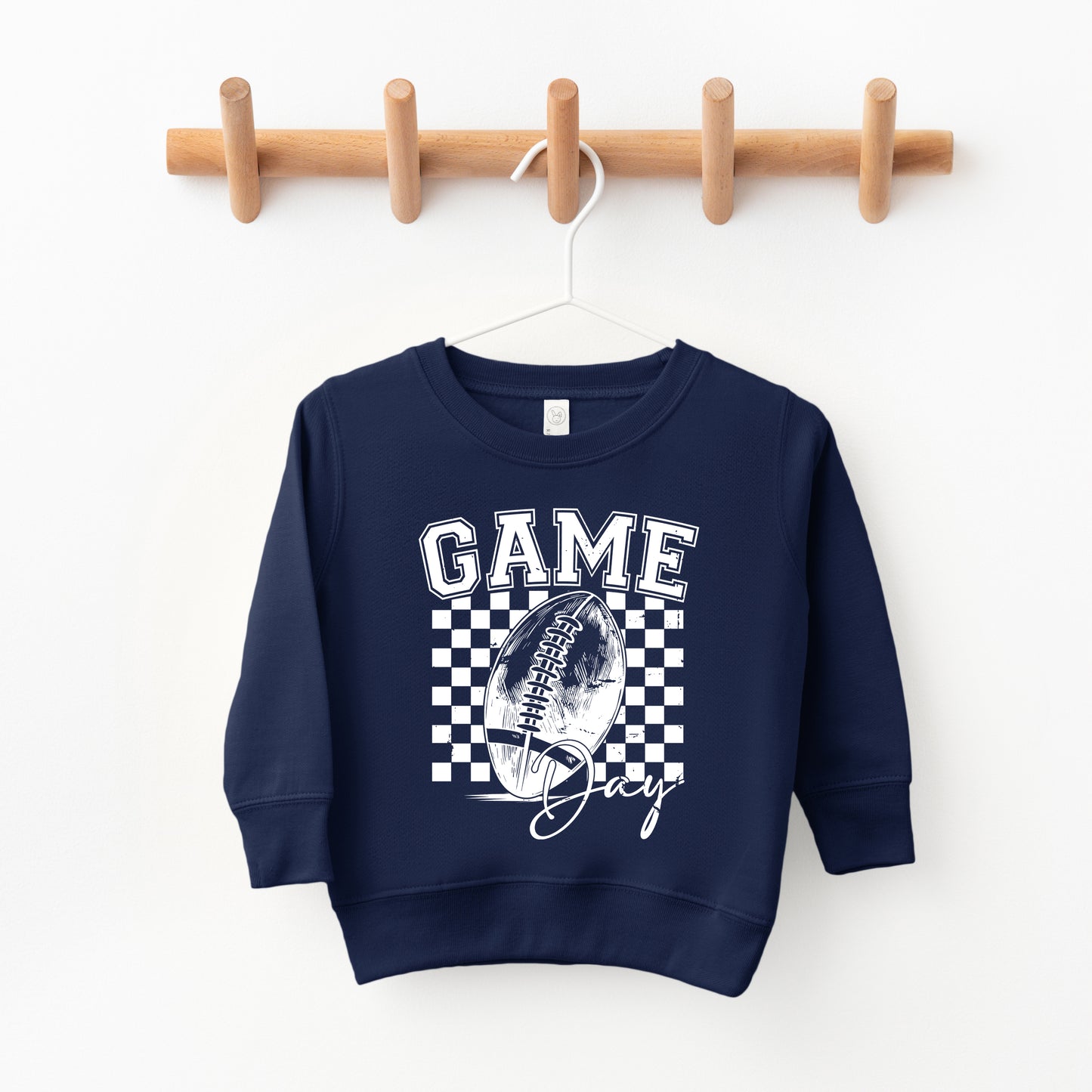 Retro Football Game Day | Toddler Graphic Sweatshirt