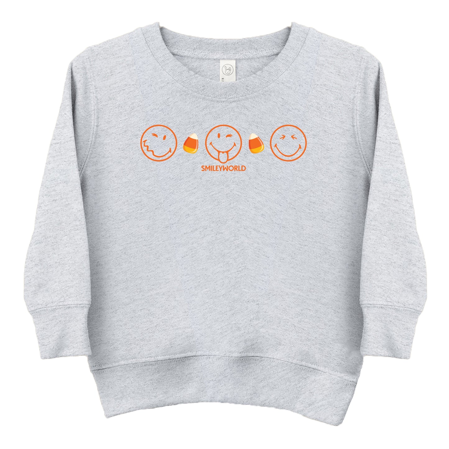 SmileyWorld Candy Corn Outlines - Toddler Graphic Sweatshirt and Youth Graphic Sweatshirt