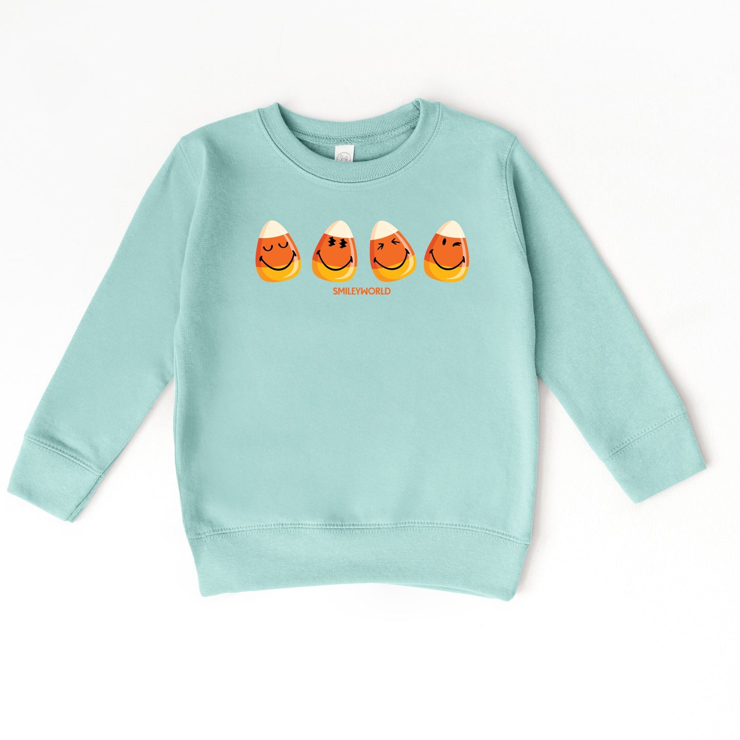 SmileyWorld Candy Corn Smiles - Toddler Graphic Sweatshirt and Youth Graphic Sweatshirt