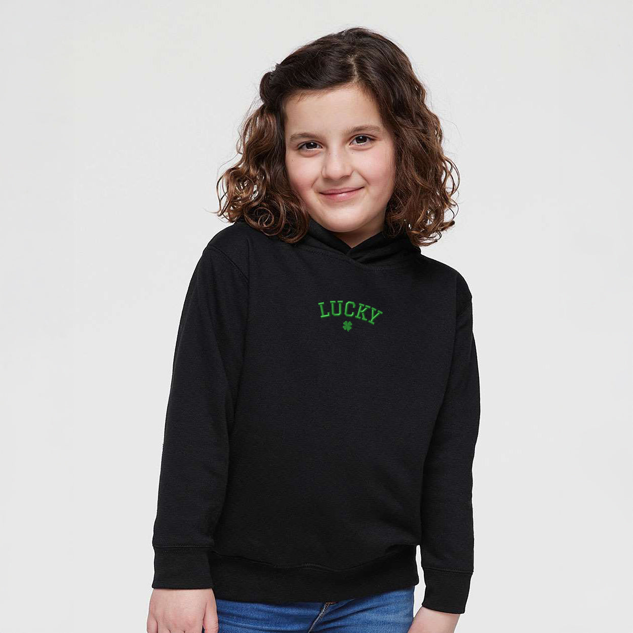 Embroidered Lucky Clover | Toddler Graphic Hoodie