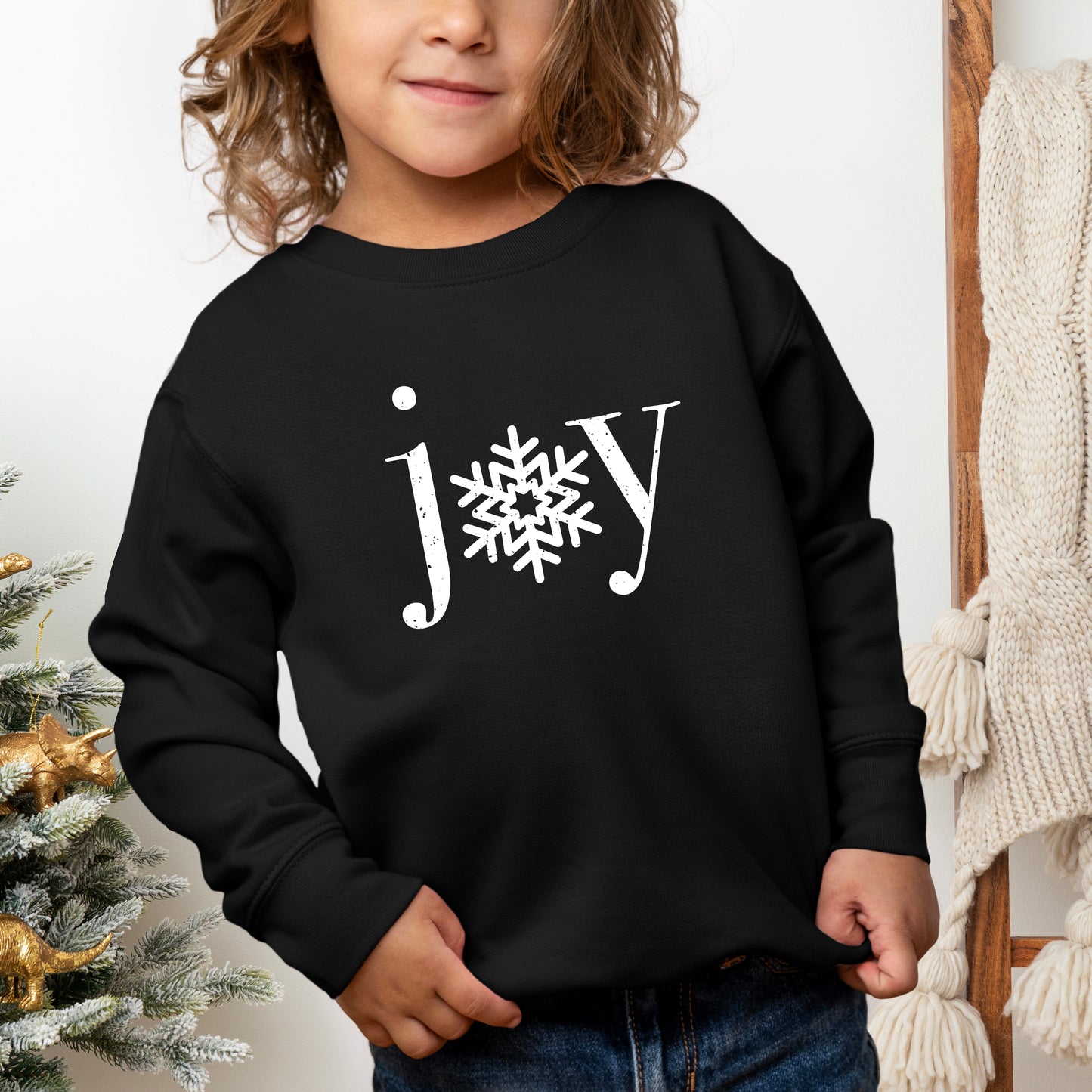 Joy Snowflake | Toddler Graphic Sweatshirt