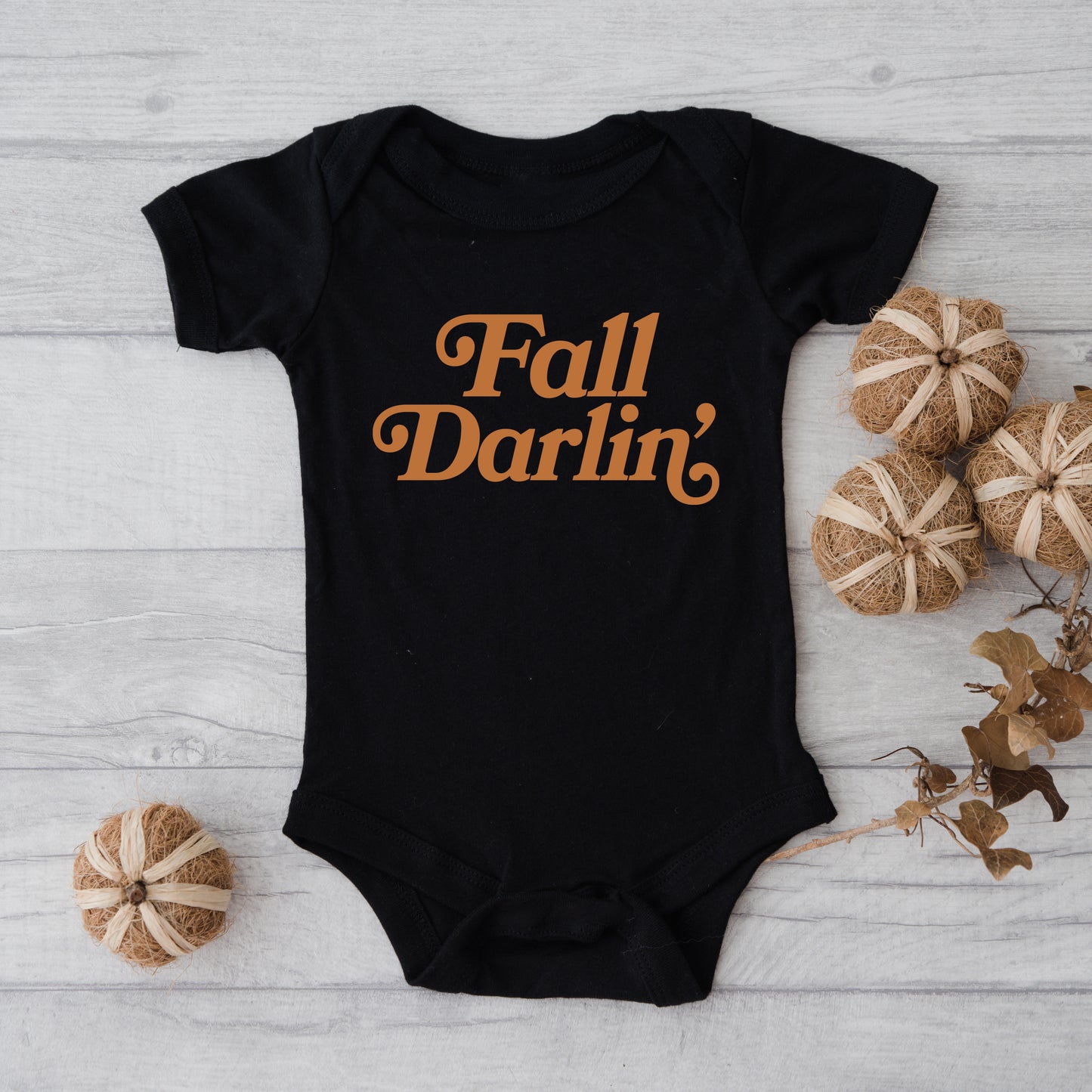 Fall Darlin' | Baby Graphic Short Sleeve Onesie
