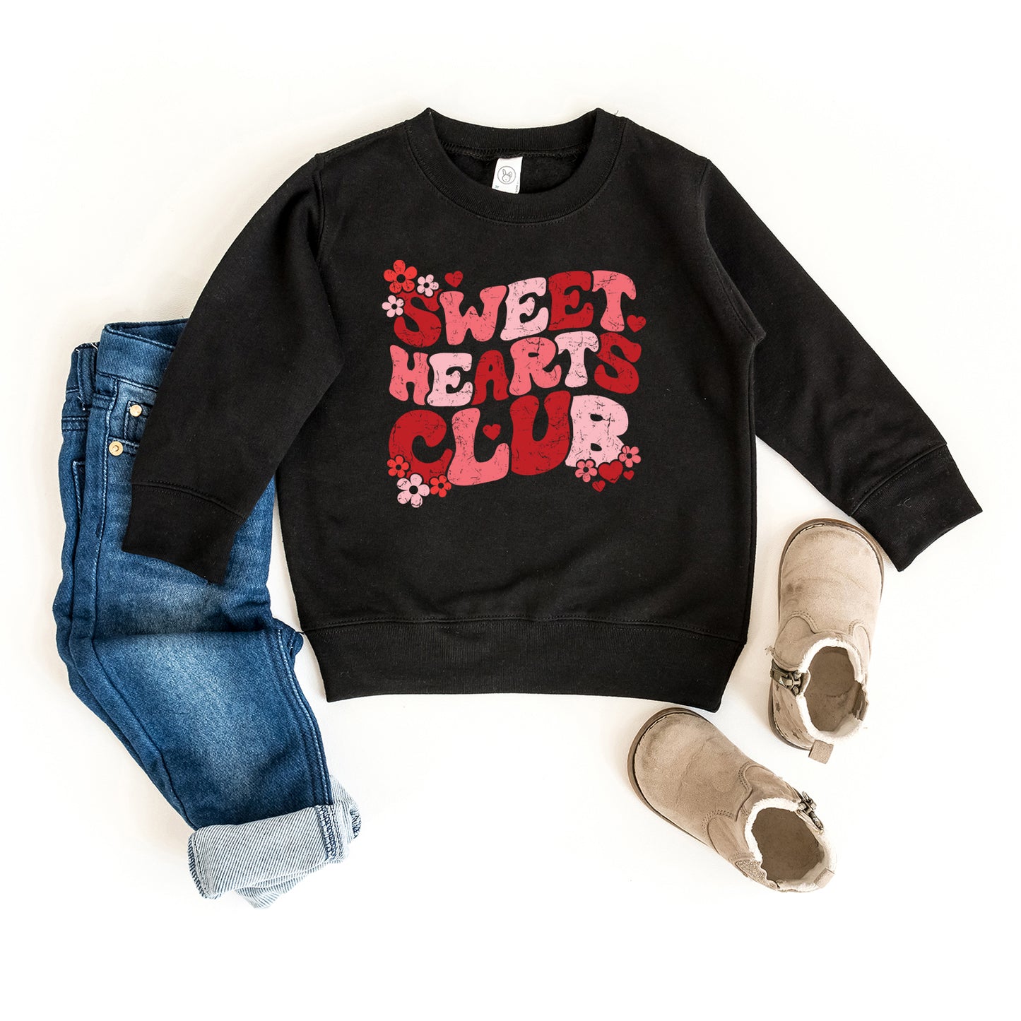 Sweethearts Club | Toddler Graphic Sweatshirt