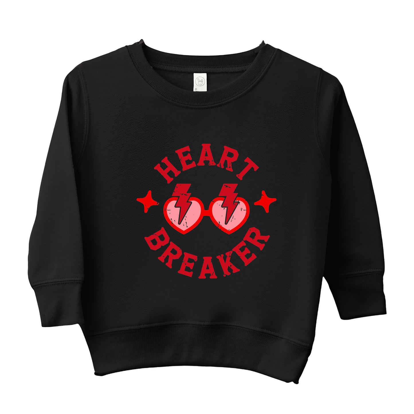 Heart Breaker Sunglasses | Toddler Graphic Sweatshirt