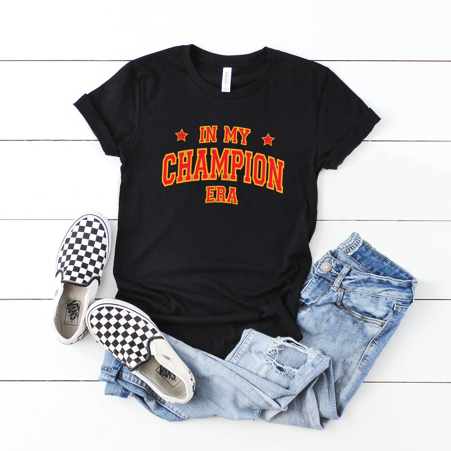 Red In My Champion Era | Toddler Graphic Short Sleeve Tee