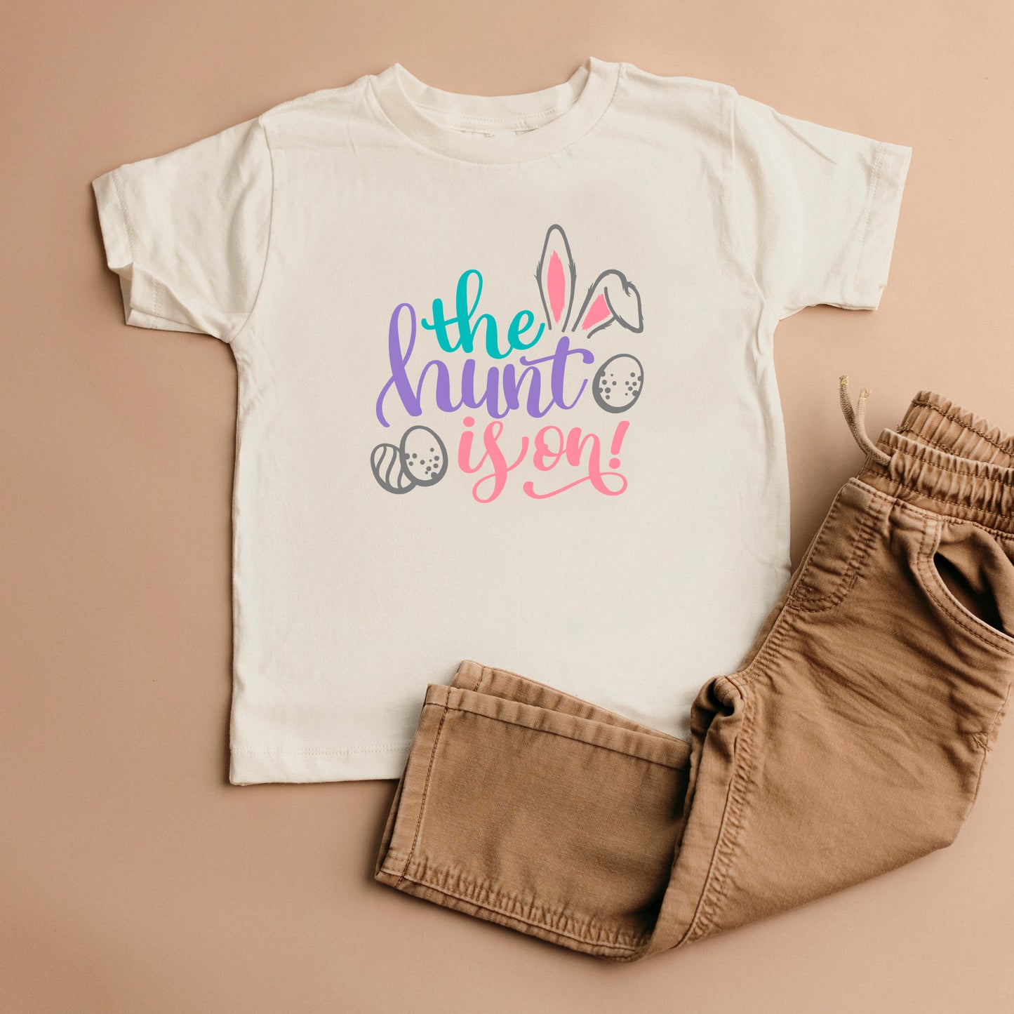 The Hunt Is On Easter | Youth Graphic Short Sleeve Tee