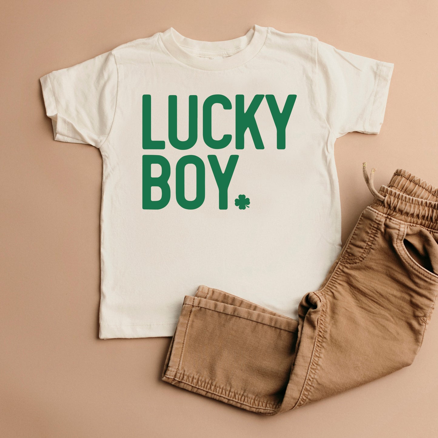 Lucky Boy Bold | Toddler Graphic Short Sleeve Tee