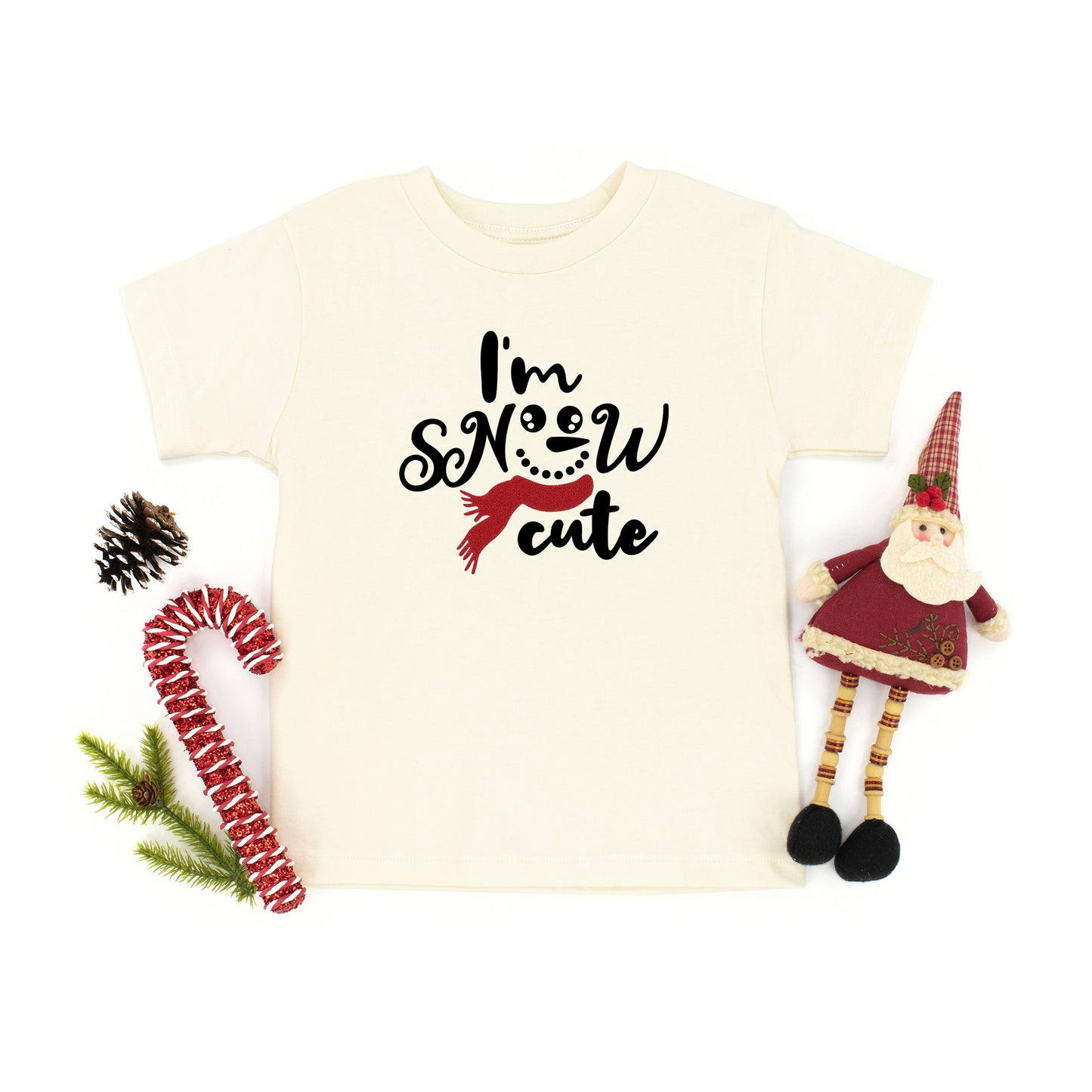 I'm Snow Cute Glitter | Toddler Graphic Short Sleeve Tee