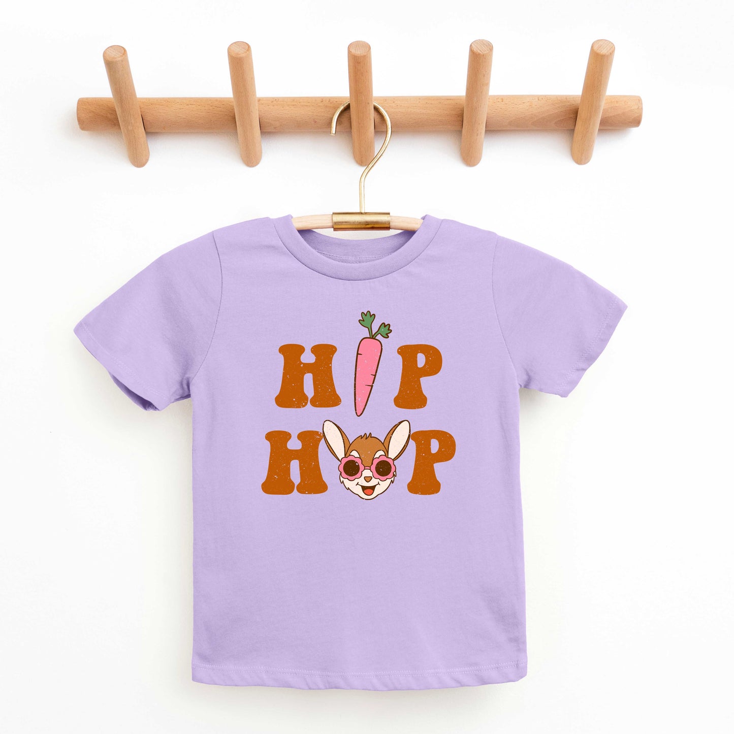 Hip Hop Bunny With Glasses | Youth Graphic Short Sleeve Tee