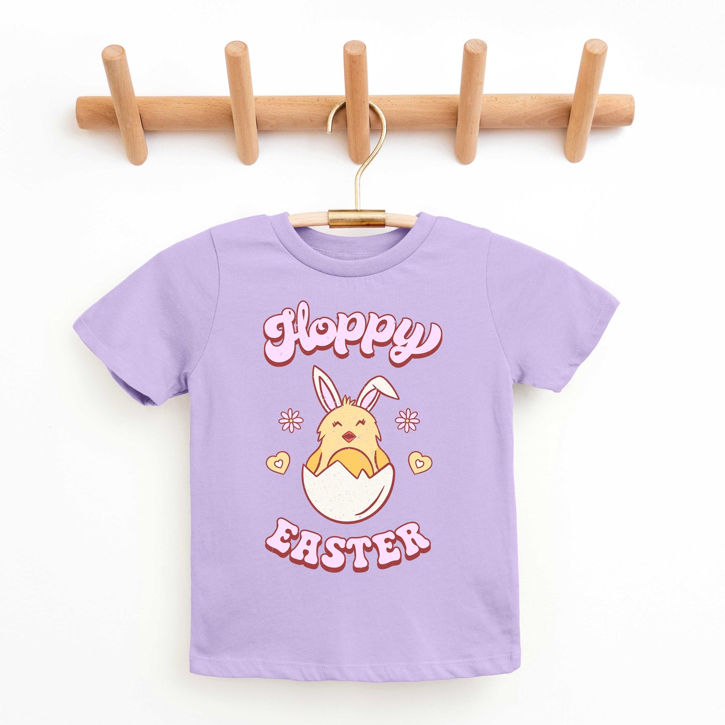 Hoppy Easter Chick Colorful | Youth Graphic Short Sleeve Tee
