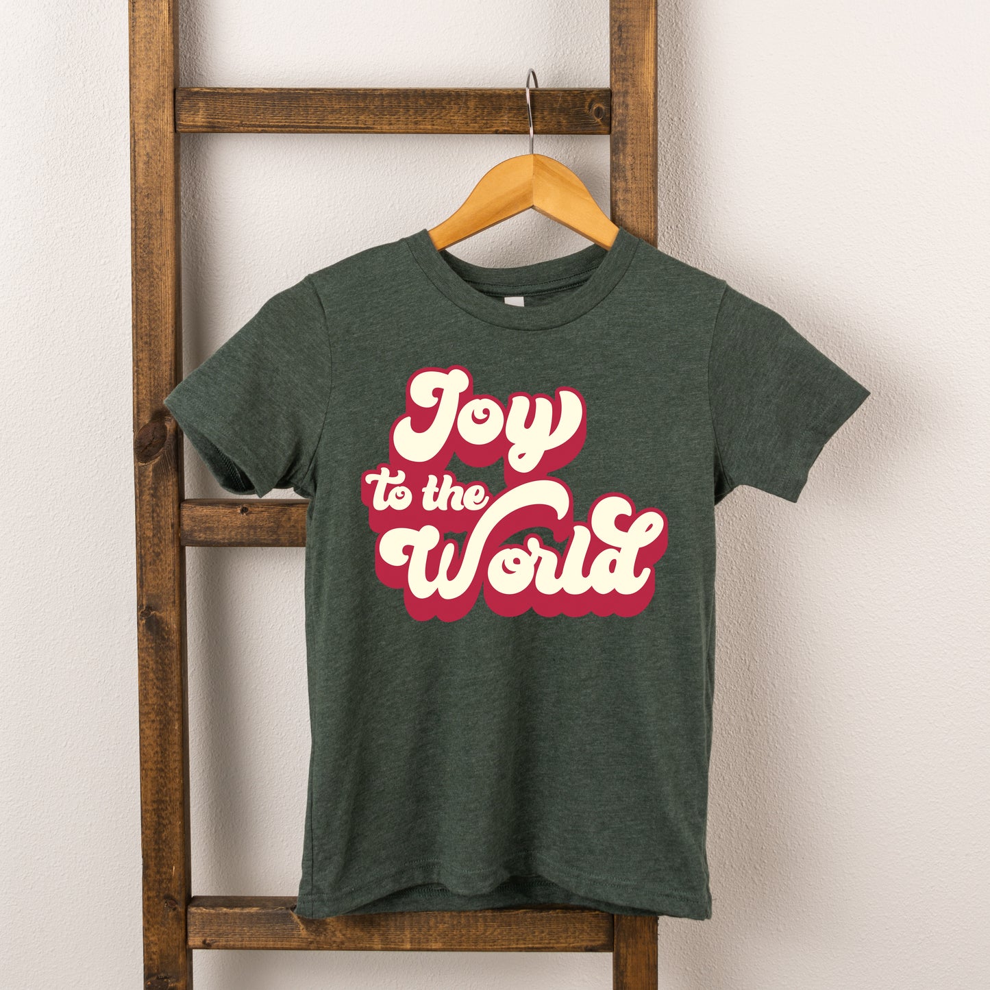 Retro Joy To The World | Toddler Graphic Short Sleeve Tee