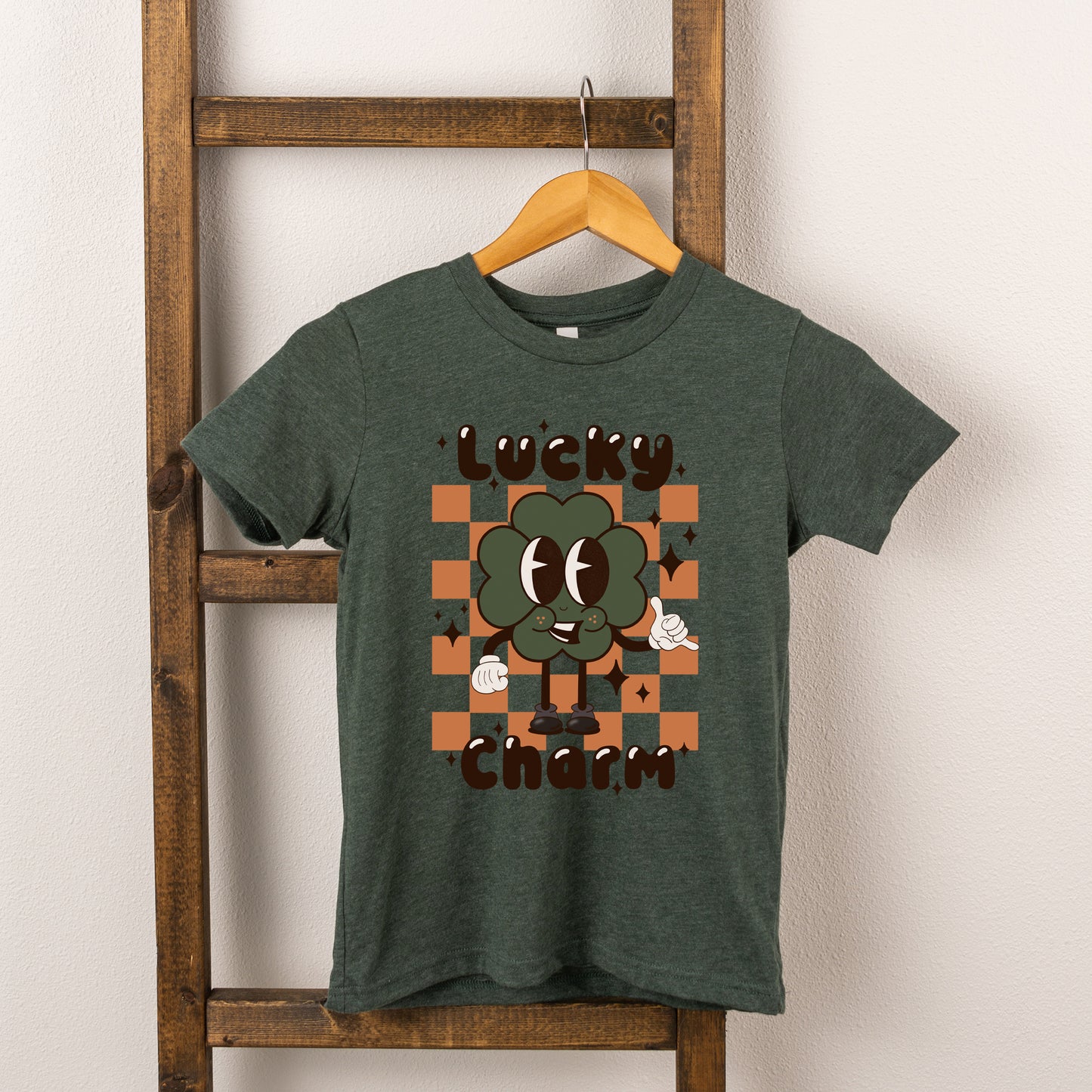Lucky Charm Checkered | Youth Graphic Short Sleeve Tee