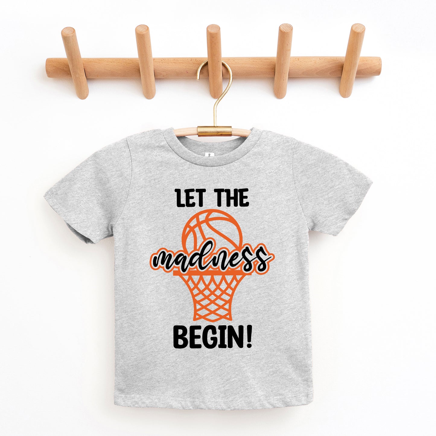 Basketball Madness Hoop | Youth Graphic Short Sleeve Tee