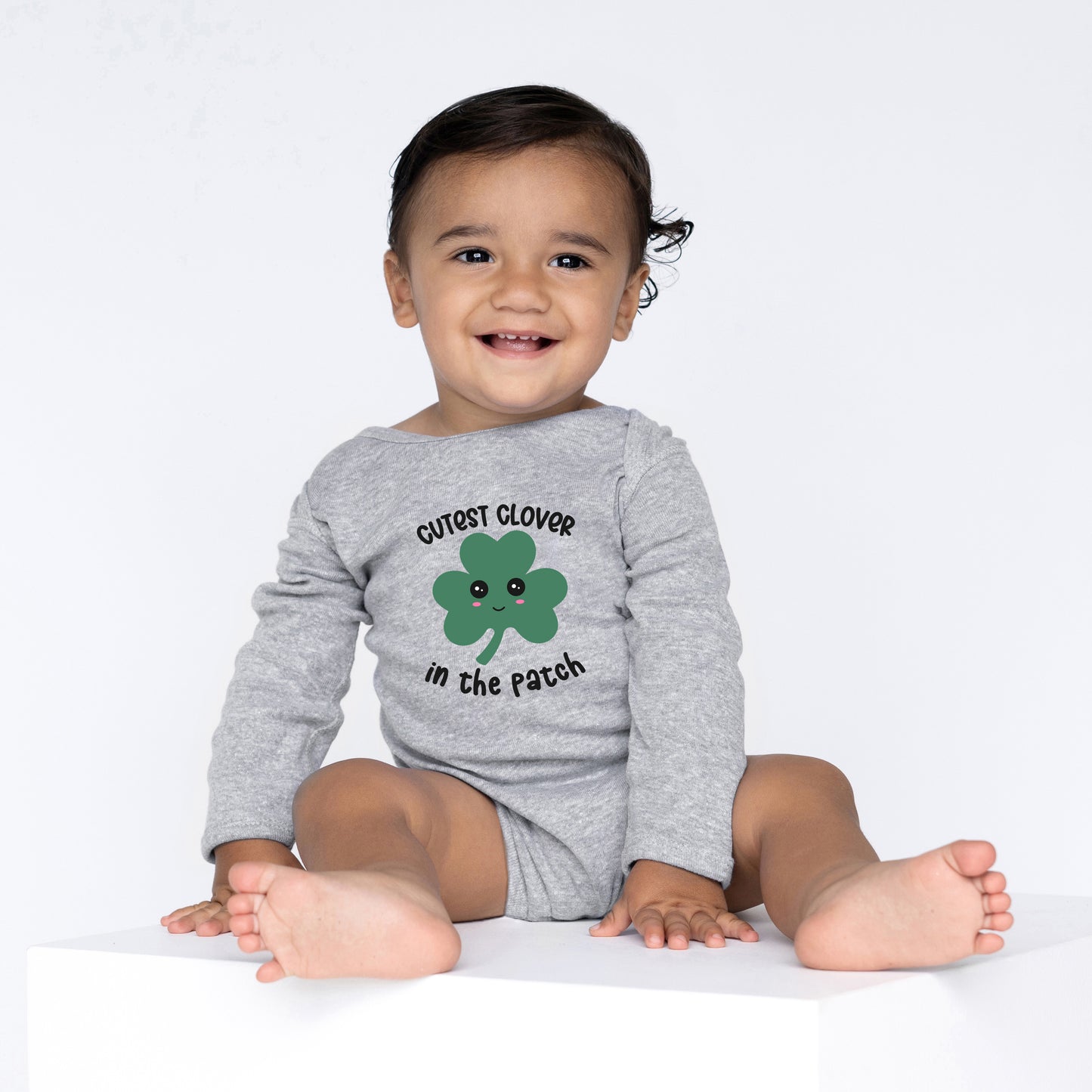Cutest Clover | Baby Graphic Long Sleeve Onesie
