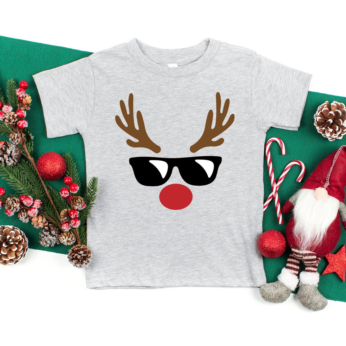 Reindeer Boy | Youth Graphic Short Sleeve Tee