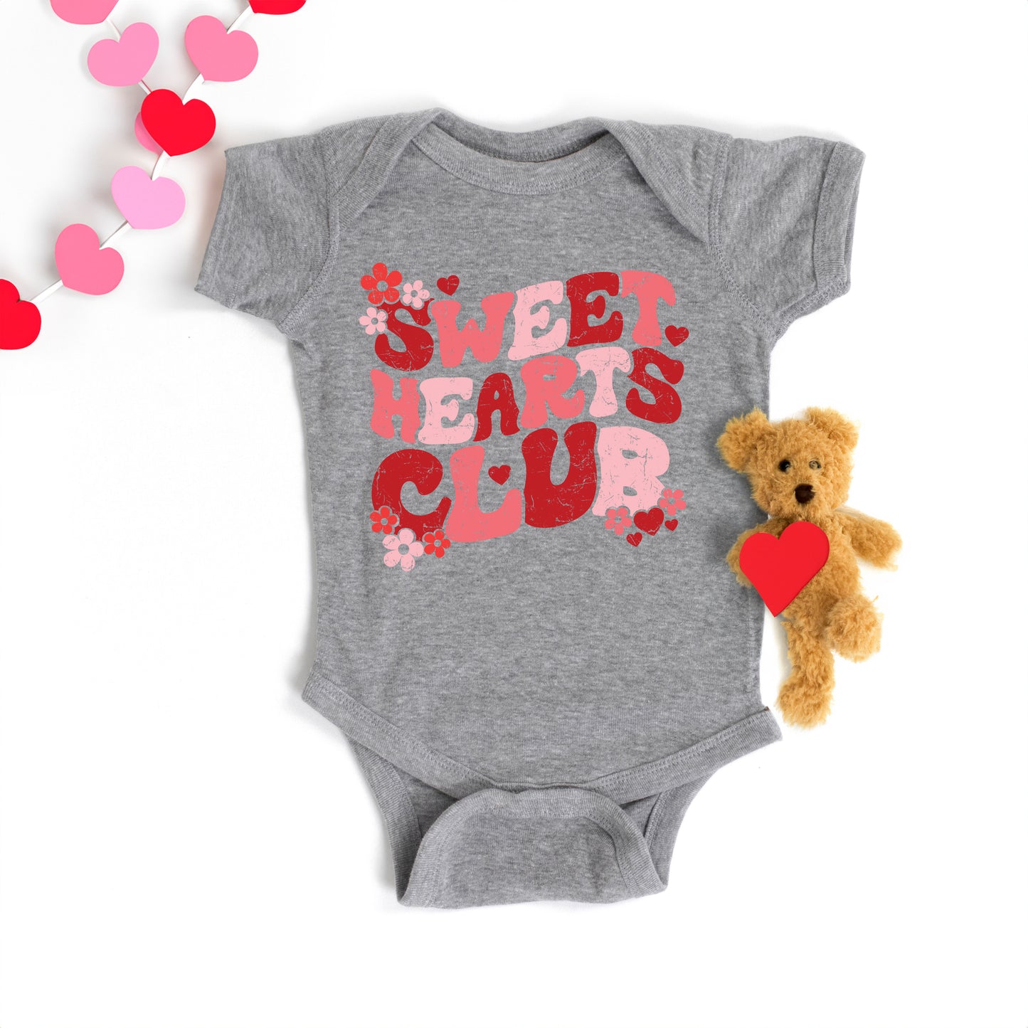 Sweethearts Club | Baby Graphic Short Sleeve Onesie