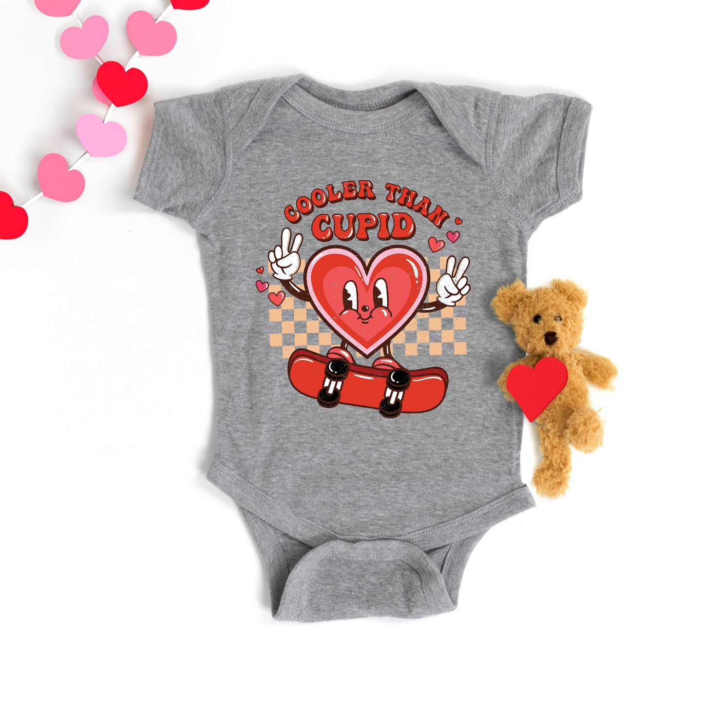 Cooler Than Cupid | Baby Graphic Short Sleeve Onesie