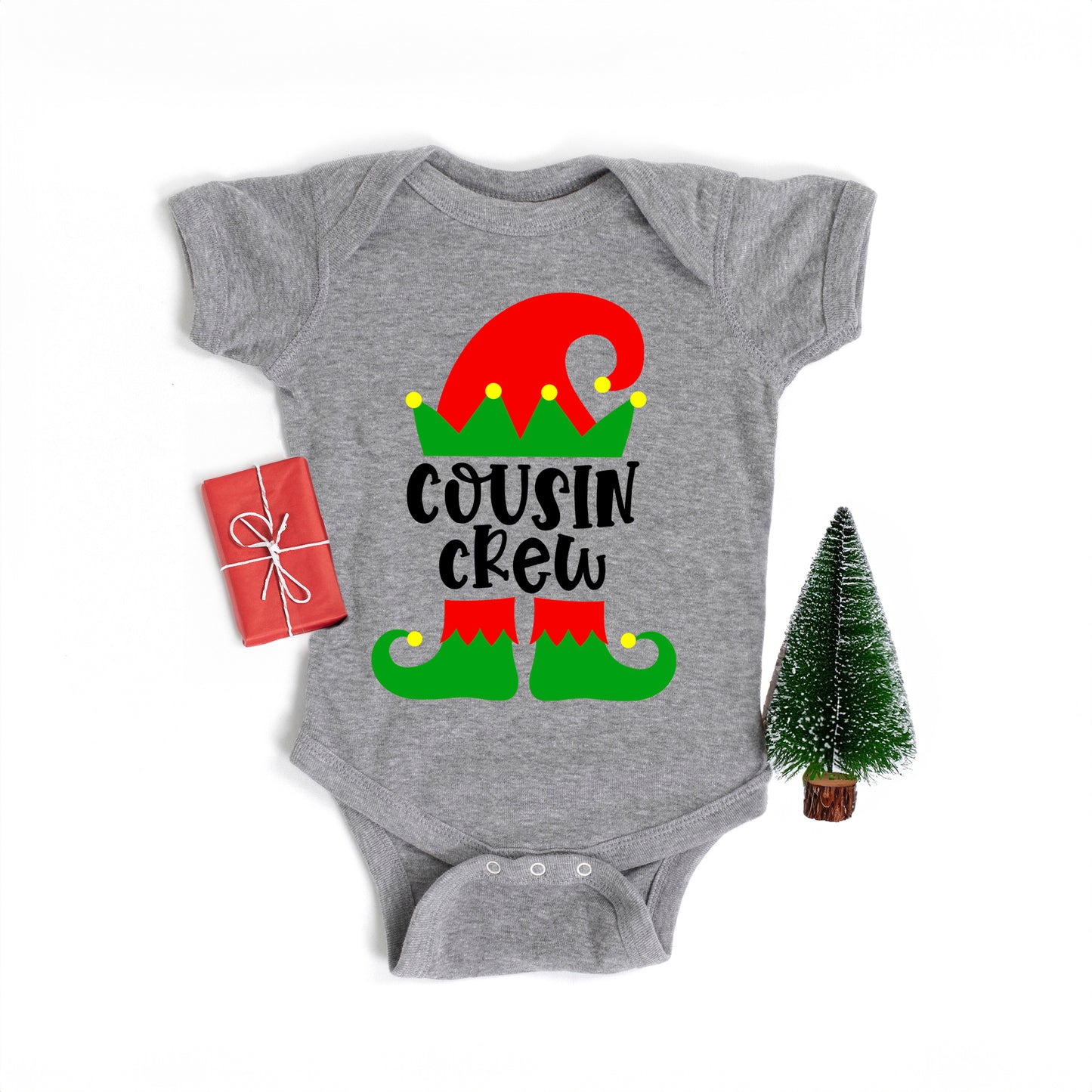 Cousin Crew Elf | Baby Graphic Short Sleeve Onesie