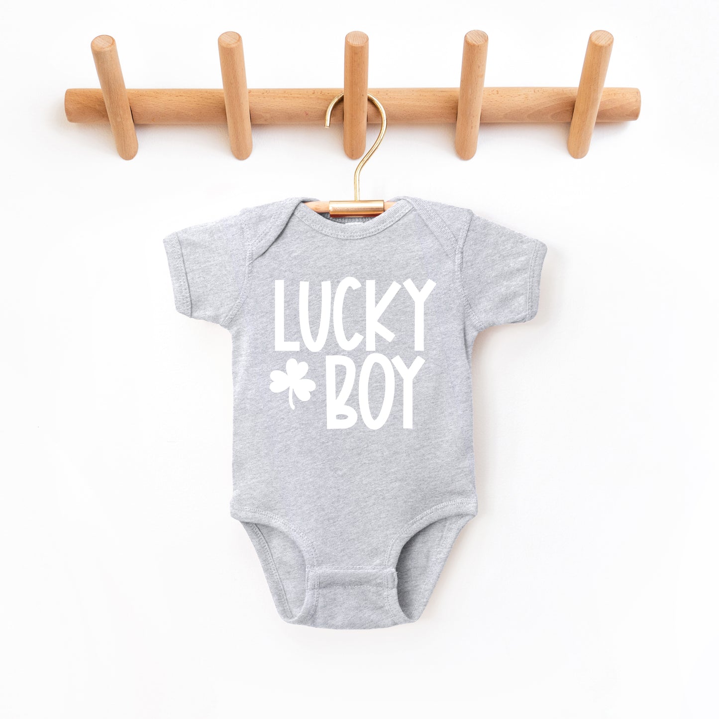 Lucky Boy | Baby Graphic Short Sleeve Onesie