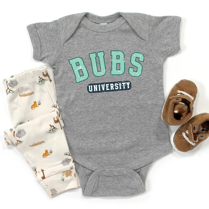Bubs University | Baby Graphic Short Sleeve Onesie