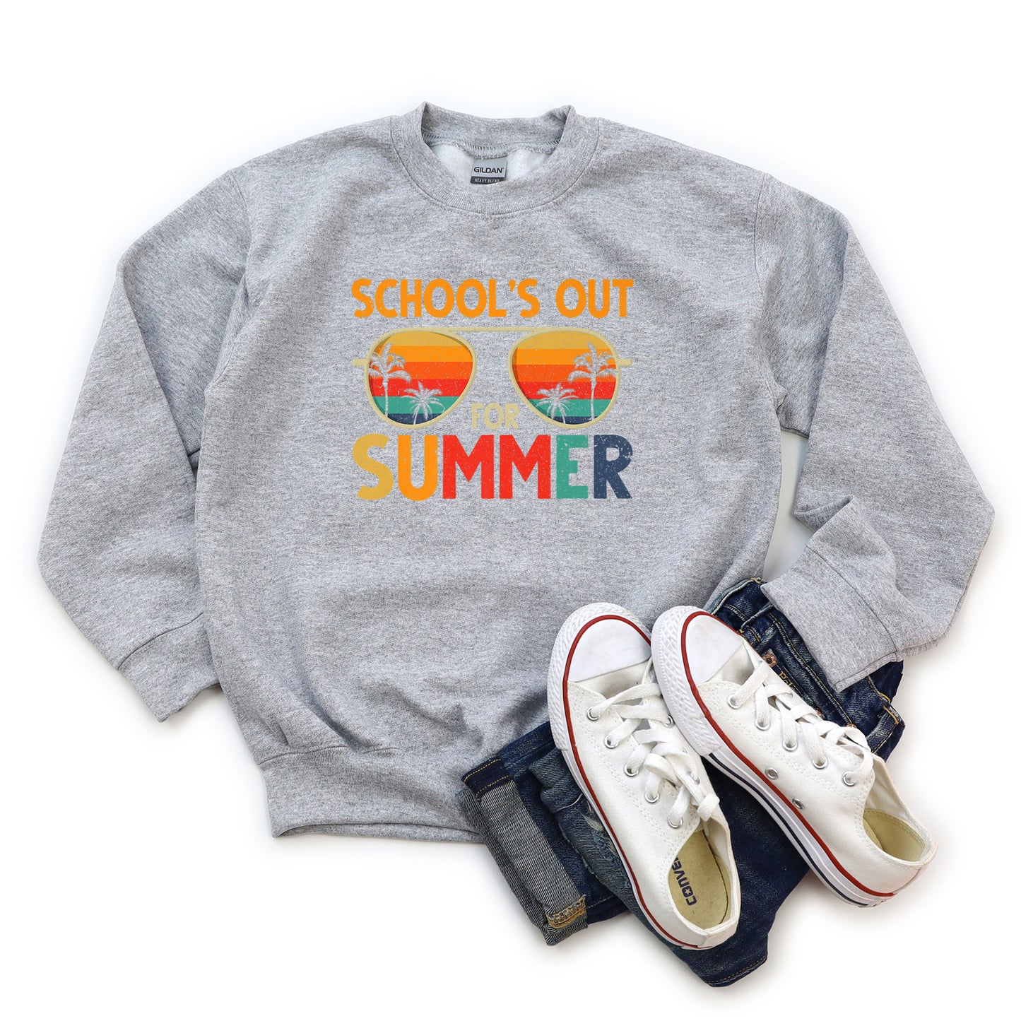 School's Out Sunglasses | Youth Graphic Sweatshirt