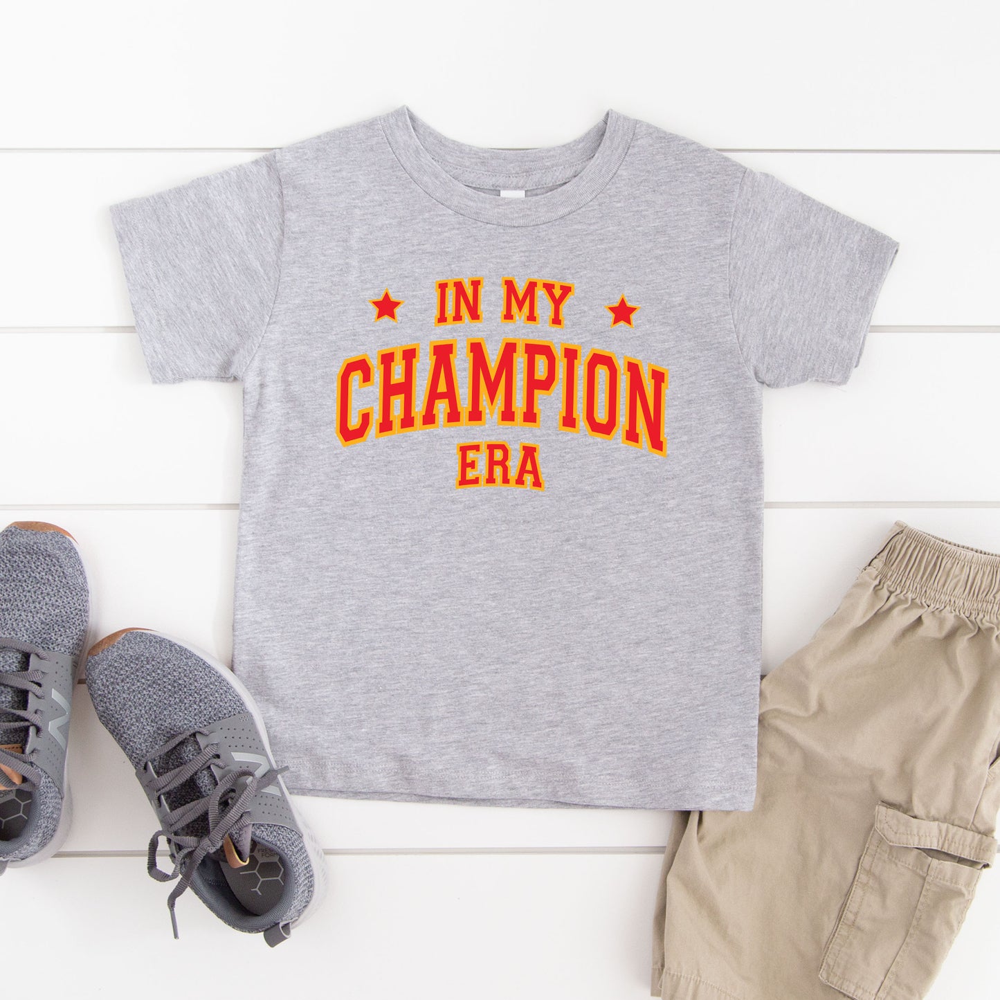 Red In My Champion Era | Toddler Graphic Short Sleeve Tee