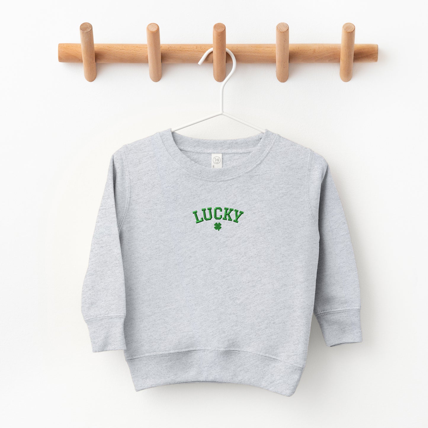 Embroidered Lucky Clover | Toddler Graphic Sweatshirt
