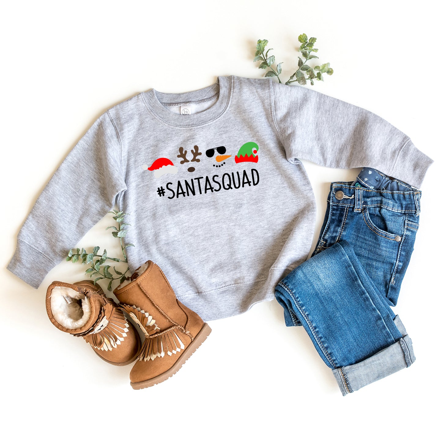 Santa Squad | Toddler Graphic Sweatshirt