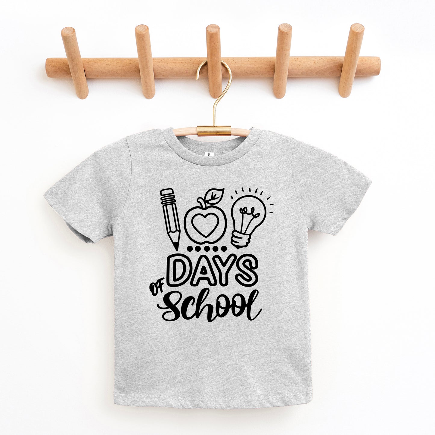100 Days Of School | Youth Graphic Short Sleeve Tee