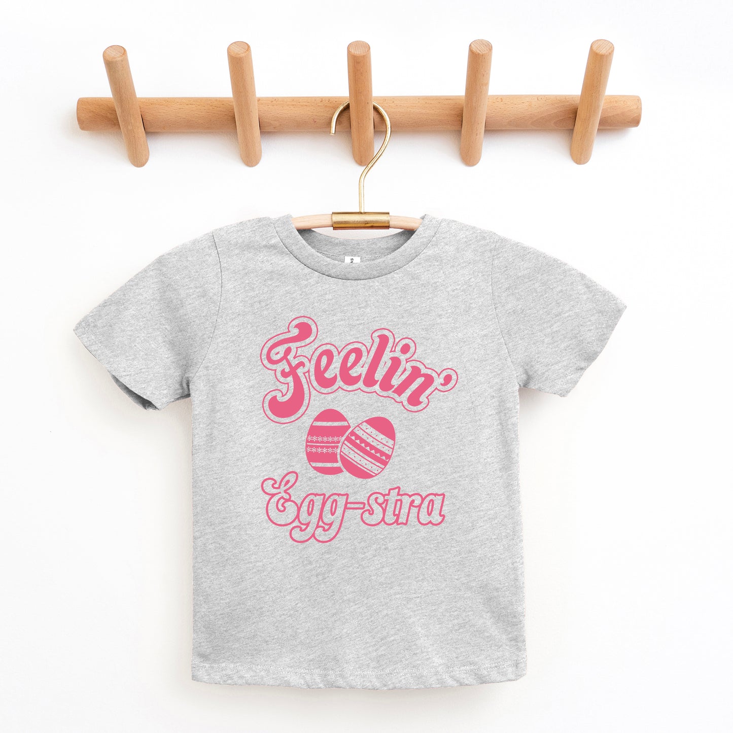 Feelin' Eggstra | Toddler Short Sleeve Crew Neck