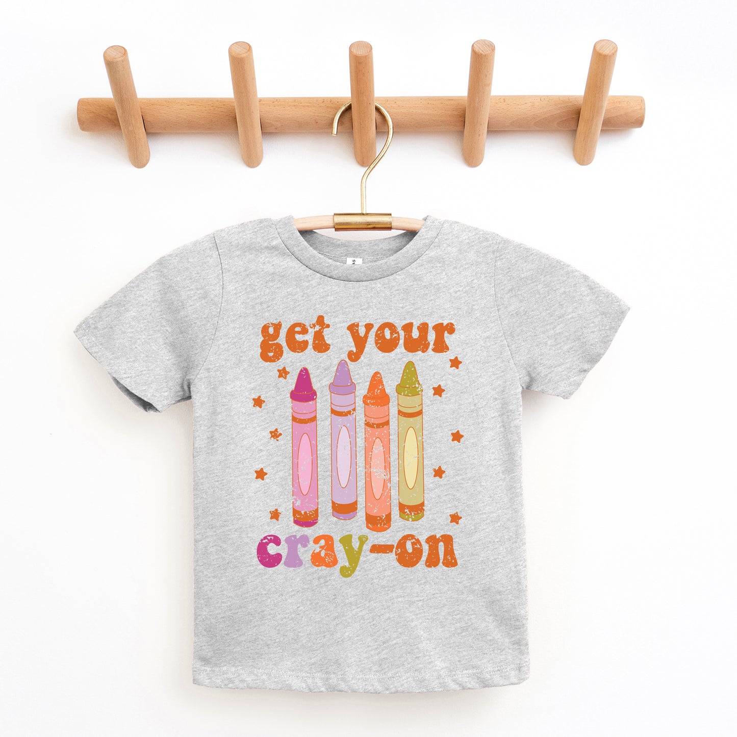 Get Your Cray-On | Toddler Short Sleeve Crew Neck