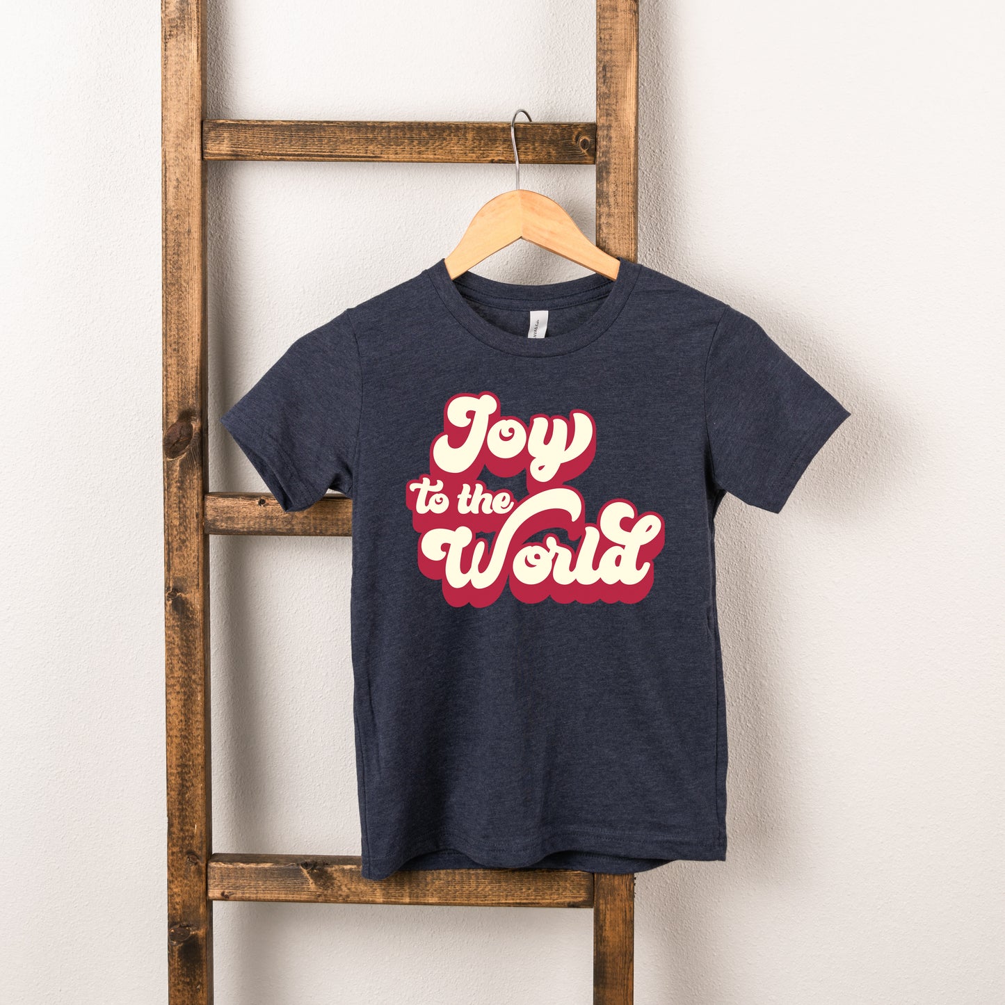 Retro Joy To The World | Toddler Graphic Short Sleeve Tee
