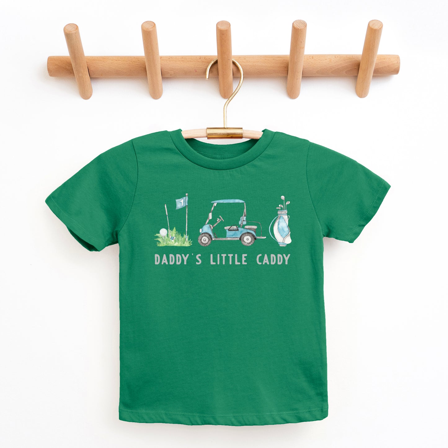 Daddy's Little Caddy | Toddler Graphic Short Sleeve Tee
