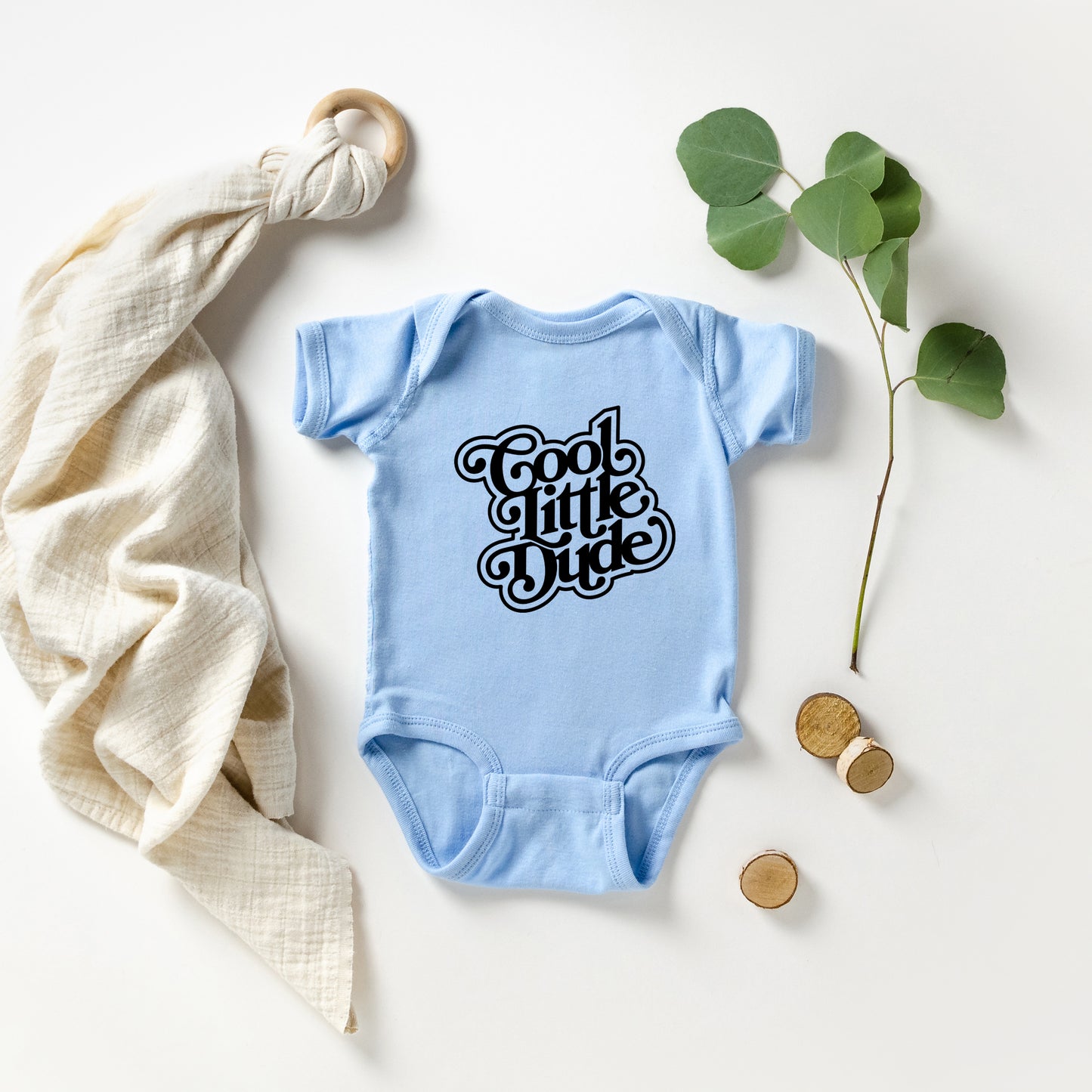 Cool Little Dude | Baby Graphic Short Sleeve Onesie