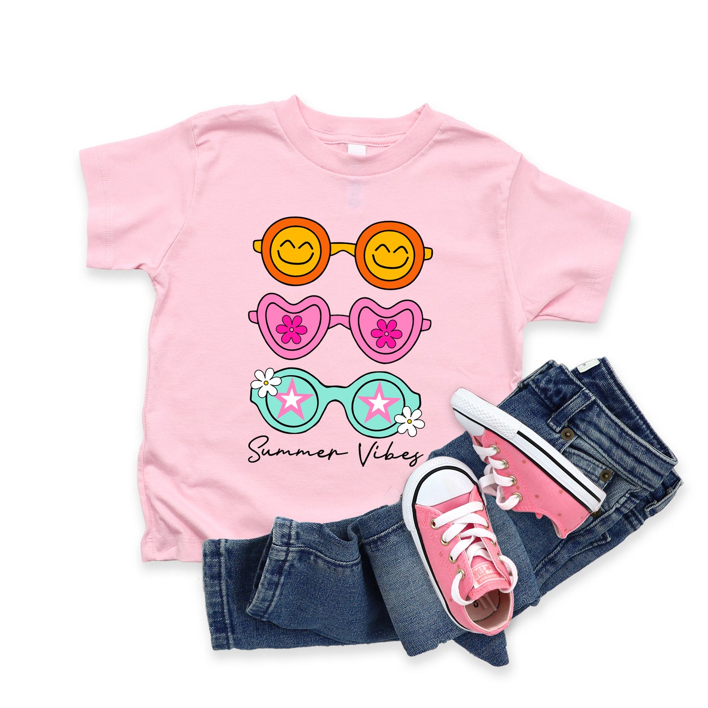 Sunnies Summer Vibes | Youth Graphic Short Sleeve Tee