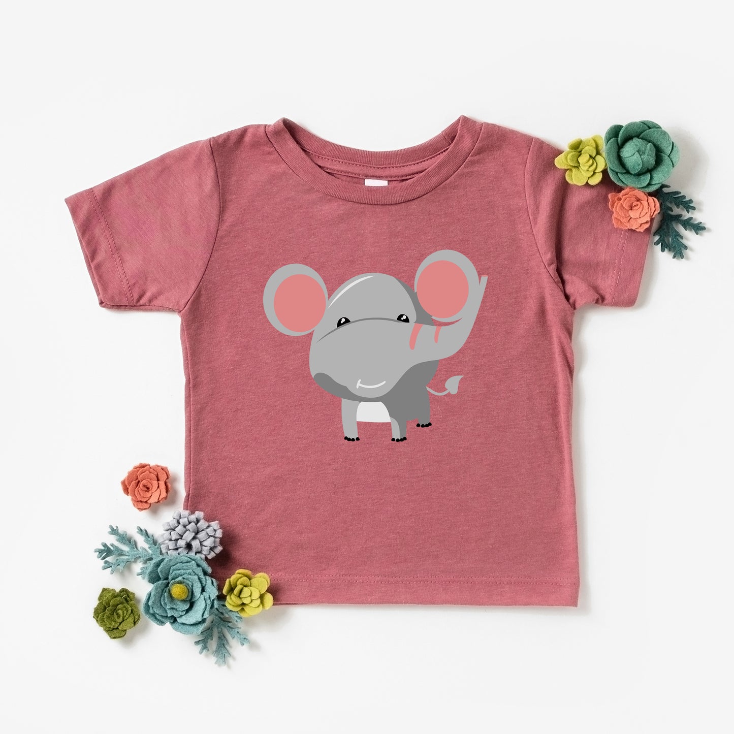Elephant Colorful | Toddler Graphic Short Sleeve Tee