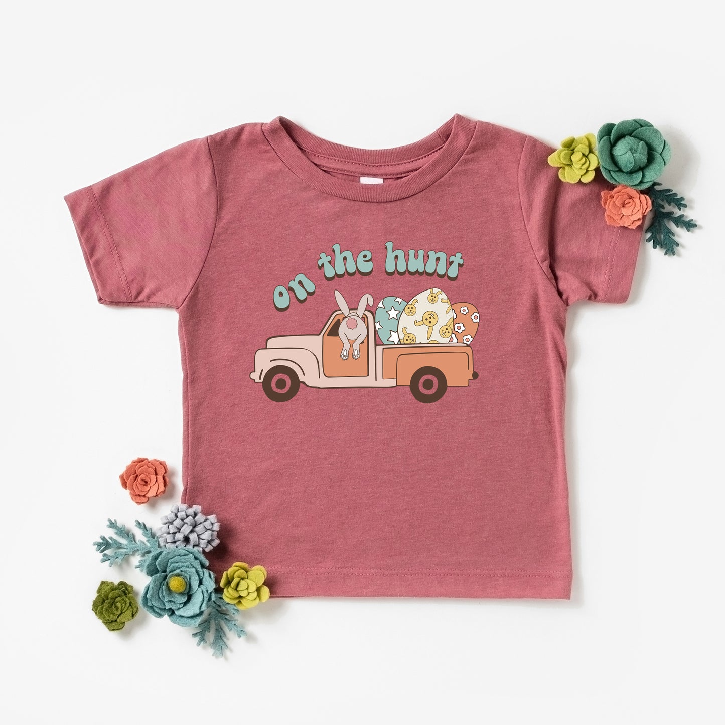 On The Hunt Truck Eggs | Youth Graphic Short Sleeve Tee