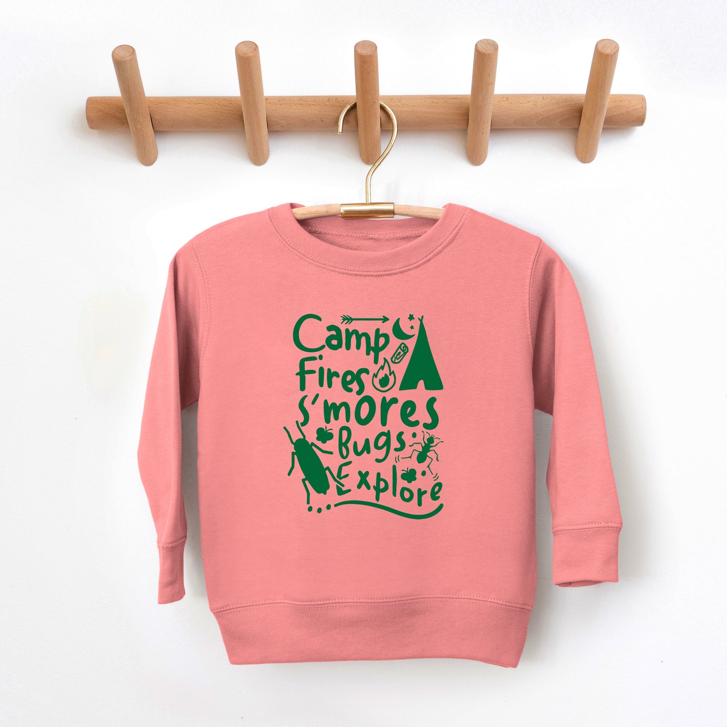 Camp Fire S'mores | Toddler Graphic Sweatshirt