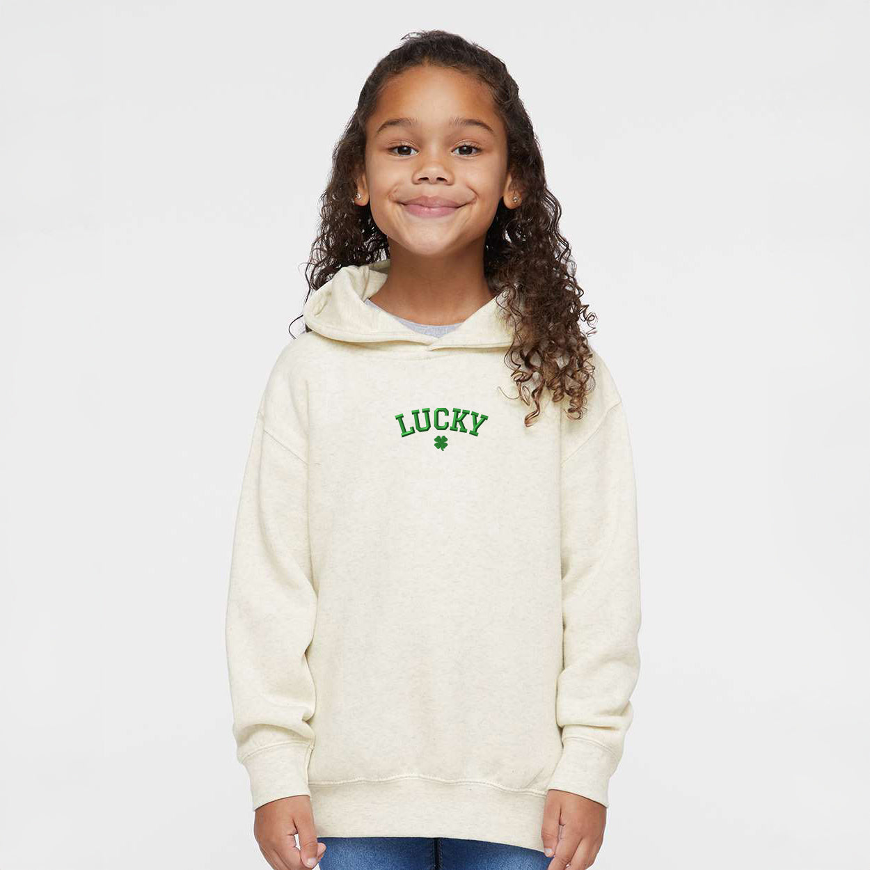 Embroidered Lucky Clover | Toddler Graphic Hoodie