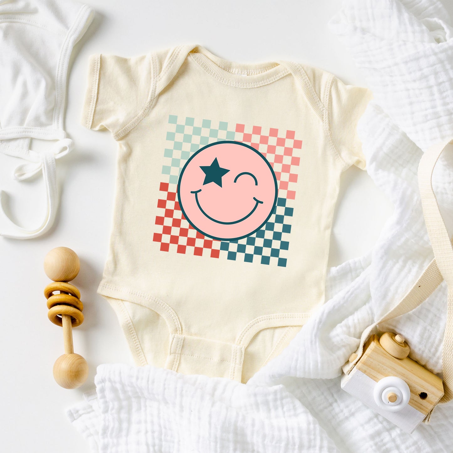 American Smile | Baby Graphic Short Sleeve Onesie