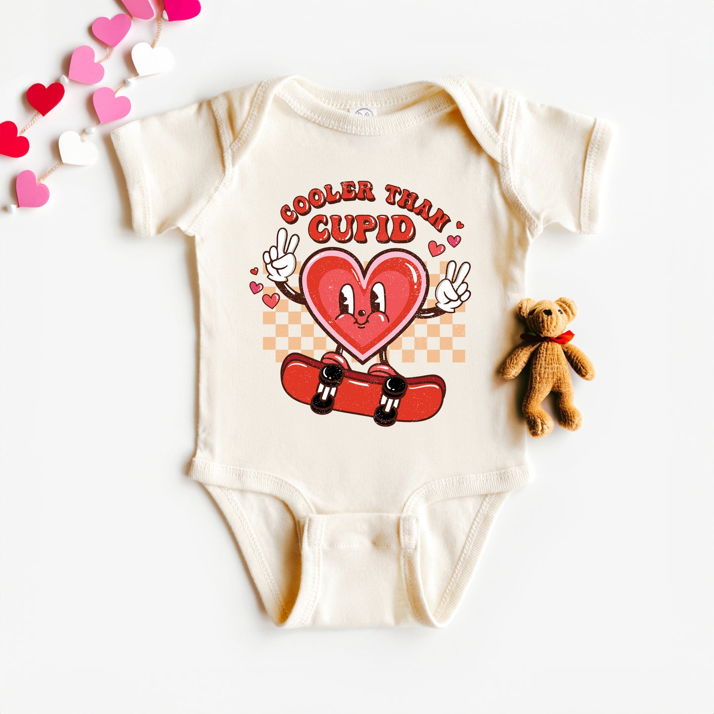 Cooler Than Cupid | Baby Graphic Short Sleeve Onesie