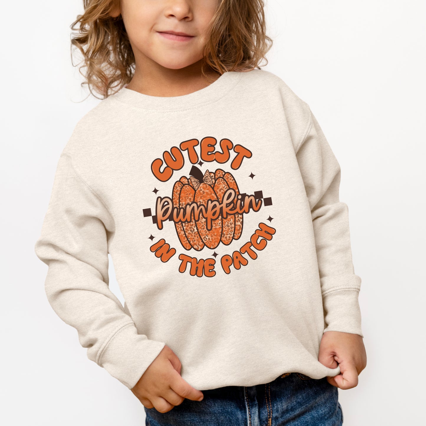 Cutest Pumpkin Leopard Print | Toddler Graphic Sweatshirt